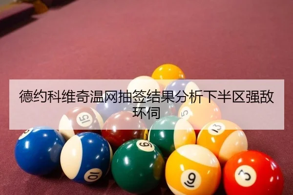 德约科维奇温网抽签结果分析下半区强敌环伺